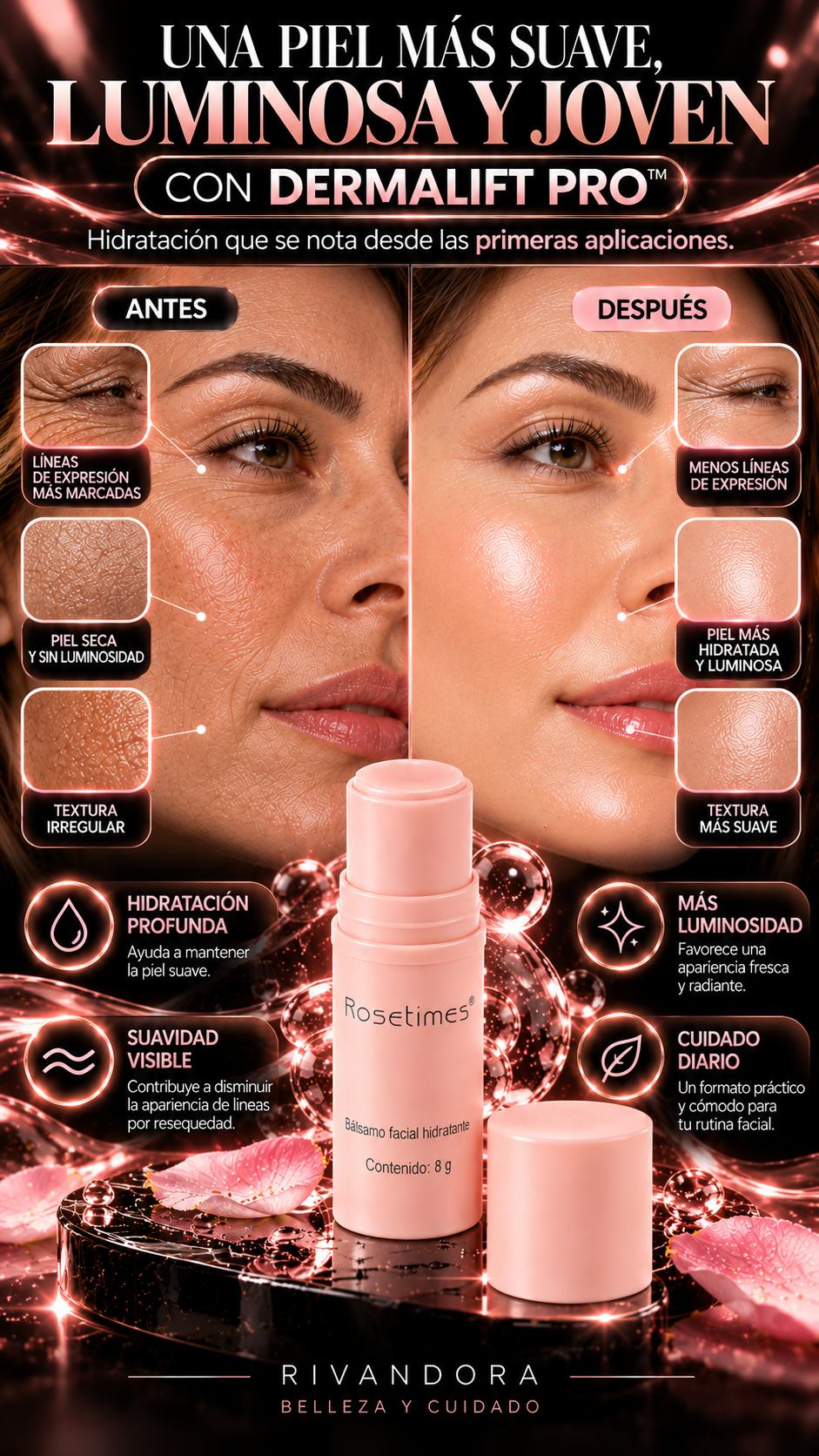 DermaLift Pro™-Bálsamo Facial Hidratante Antiedad